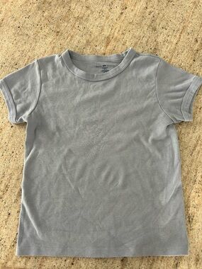 Brandy Melville Light Gray/Blue Tee